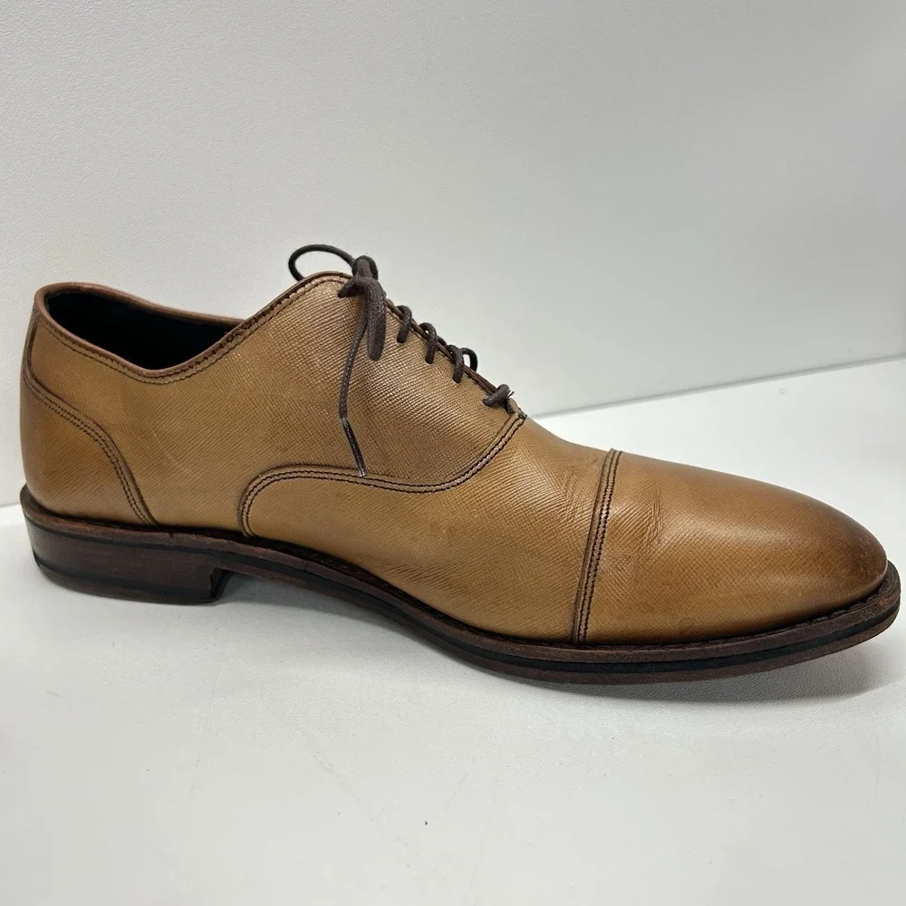 Allen Edmonds Port Washington Bond Street Dress Shoe Oxford Men's 9.5D Walnut